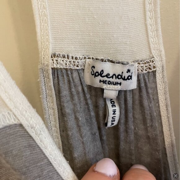 Splendid Colorblock Racerback Tank Top Size Medium - Picture 3 of 5